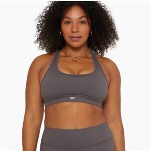 NWT Set Active Formcloud Racer Back Bra Size XS, Graphite